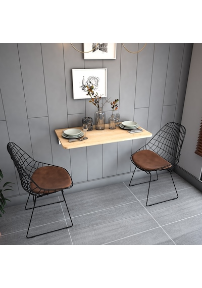 Asra Trend DMM-02 %100 MDF 90x50 cm Duvara Monte Katlanır Masa Safir Meşe Çalışma ve Yemek Masası Asra Trend DMM-02 %100 MDF 90x50 cm Duvara Monte Katlanır Masa Safir Meşe Çalışma ve Yemek Masası