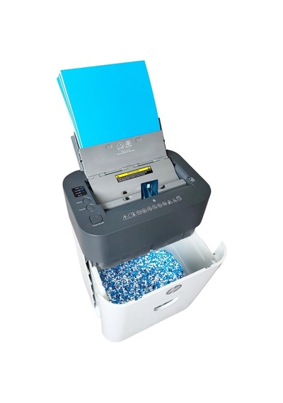Hp Oneshred Auto 100cc Otomatik Beslemeli Evrak İmha Makinesi-p4-çapraz Kesim-4,3x12mm-17lt