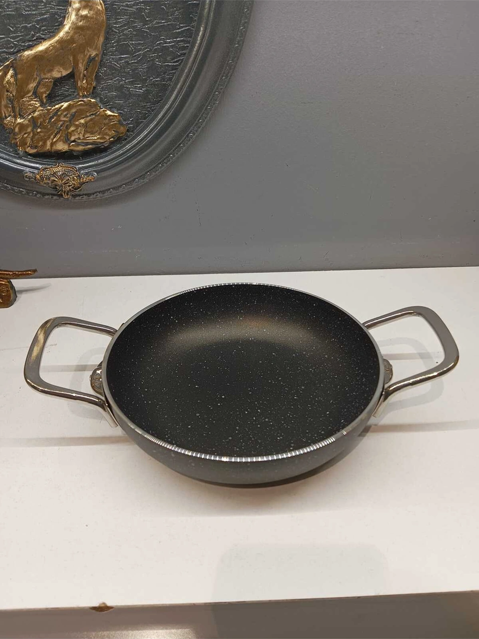 Tuna House Granit Yumurta Sahanı 18 Cm Siyah