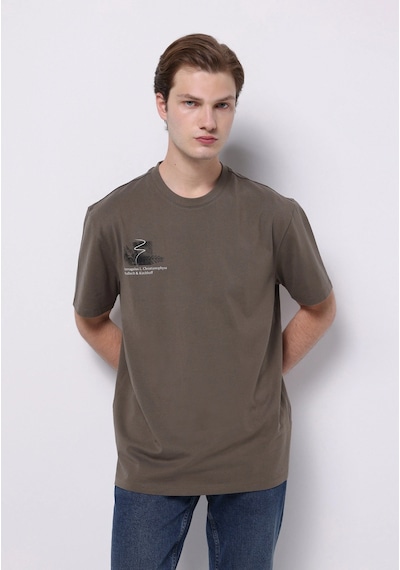 Colin's Colins Comfort Fit Yuvarlak Yaka Düz Erkek Yeşil Kısa Kol Tişört Cl1075283 Q1.v1 Kha Haki Colin's Colins Comfort Fit Yuvarlak Yaka Düz Erkek Yeşil Kısa Kol Tişört Cl1075283 Q1.v1 Kha Haki