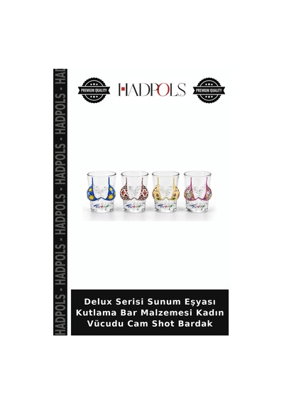 Delux Serisi Sunum Eşyası Kutlama Bar Malzemesi Kadın Vücudu Cam Shot Bardak
