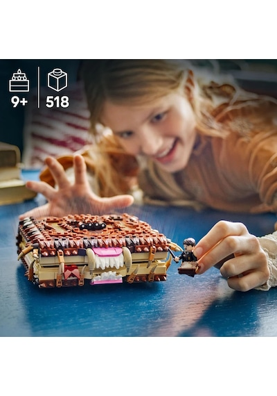 LEGO® Harry Potter™ Isıran Canavar Kitap 76449 - 9 Yaş ve Üzeri Çocuklar için Yaratıcı Oyuncak Yapım Seti (518 Parça)