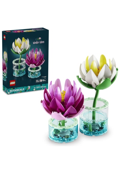 LEGO® Botanicals Nilüferler 11511 - 9 Yaş ve Üzeri Çocuklar için 2 Nilüfer İçeren Yaratıcı Oyuncak Yapım Seti (259 Parça)