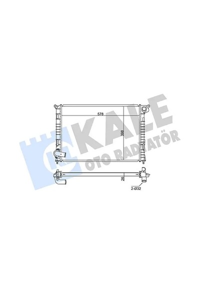Kale 342030 Motor Radyatoru 17107509714 17117570821