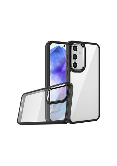 Galaxy A05s Kılıf Zore Flora Kapak Siyah