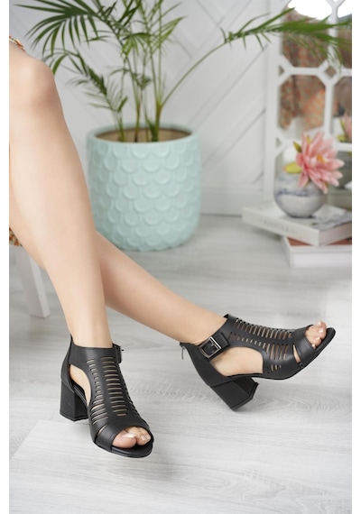 Nesil Shoes Conf 111 Siyah Fermuarlı Yazlık Kadın Ayakkabı-siyah Siyah Nesil Shoes Conf 111 Siyah Fermuarlı Yazlık Kadın Ayakkabı-siyah Siyah