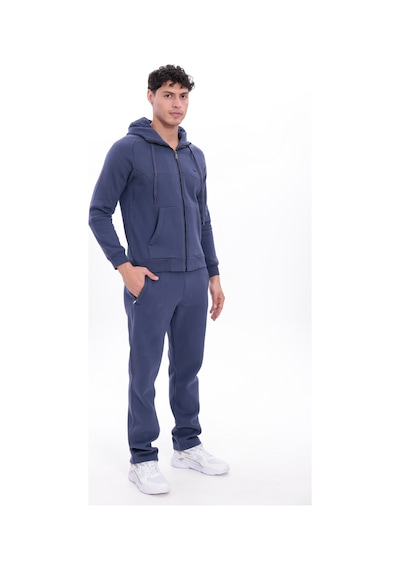 Rowinger 3 İplik Kalın Dokulu Parçalı Görünümlü Kapüşonlu Tam Fermuarlı Erkek Sweatshirt İndigo Rowinger 3 İplik Kalın Dokulu Parçalı Görünümlü Kapüşonlu Tam Fermuarlı Erkek Sweatshirt İndigo