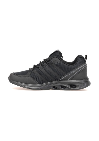 Elit Asprt4138 Erkek Klasik Sneaker Siyah - Füme Siyah - Füme