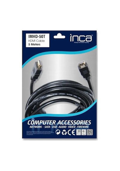 Imhd-50t 5mt 1.4v 3d Altın Uçlu Hdmı Kablo Cn