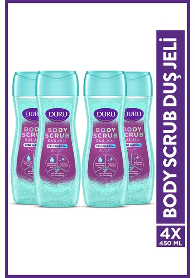 Body Scrub Ice Light Duş Jeli 4x450ML Diğer