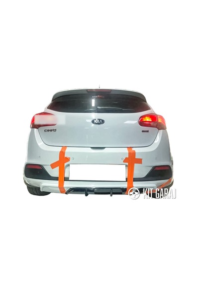 Kit Garaj Kia Ceed 2012 - 16 Difüzör Plastik Boyasız Boyalı