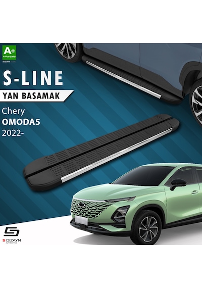 S-dizayn Chery Omoda5 S-line Krom Yan Basamak 183 Cm 2022 Üzeri A+ Kalite