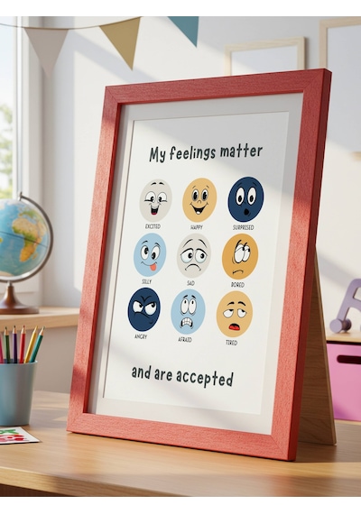 My Feelings Matter Dijital Baskı Poster V5 Çerçevesiz