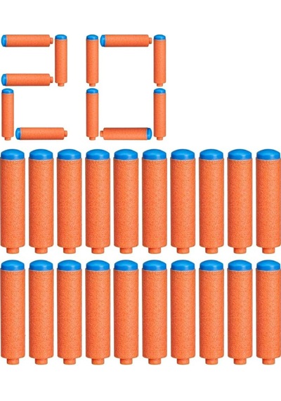 20 Adet Nerf N-serisi N1 Serisi Yedek Dart Paket