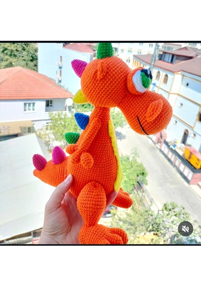 Amigurumi Dragon Ejderha Dinazor Dukakidstoys Oyuncak
