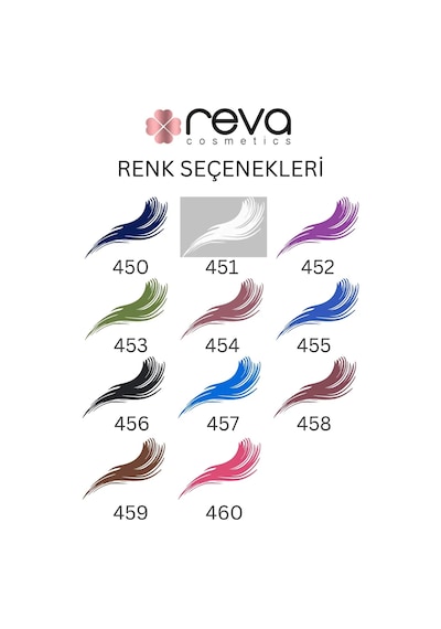 Reva Renkli Hacim Veren Maskara 454 Açık Mor