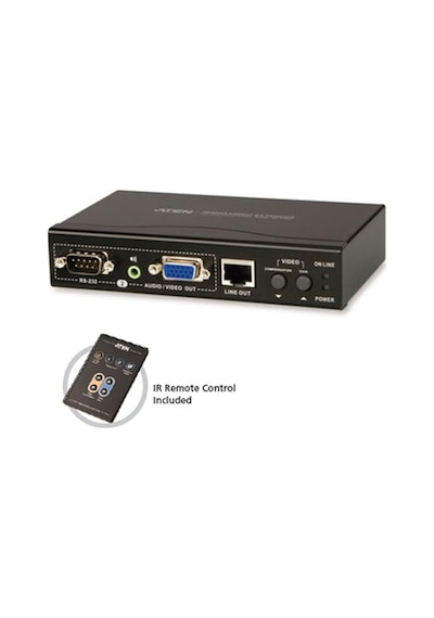 Karnas_Teknoloji Aten Aten-Vb552 Cat 5 Vga Sinyal Uzatma Cihazı, 450 Metre*, Hopar
