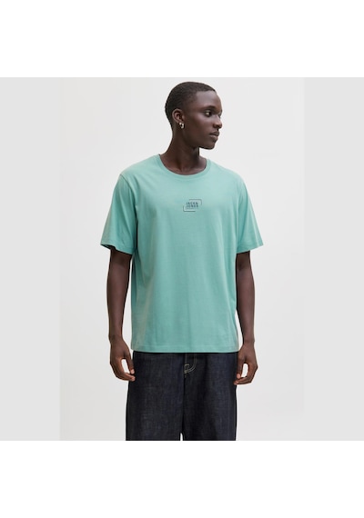 Jack & Jones Graphic Erkek Mavi Tişört 12268415-mın Mavi