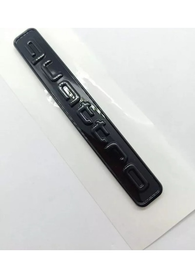 Quattro Krom Gloss Black Bagaj Arması Audi Rs3