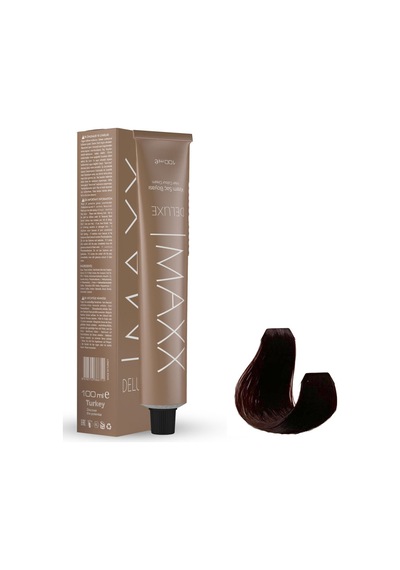 Maxx Deluxe Tüp Boya 6.68 Bronz Kahve 60 ml  x 2 Adet + Sıvı Oksidan 2 Adet