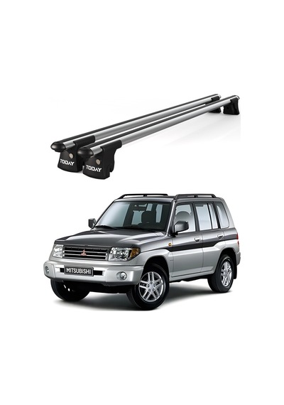 Trio-ı Mitsubishi Pajero 1999-2006 Uyumlu Kilitli Ara Atkı 120cm Port Bagaj Tavan Barı