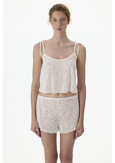 Penti Beyaz Bridal Delicate Şort Pijama Takımı
