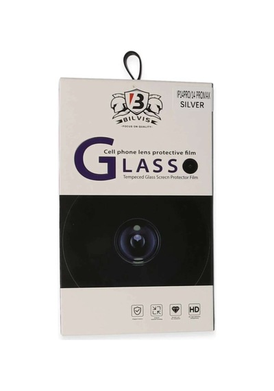 İphone 14 Pro Max Bilvis Titan Kamera Lens - Gümüş Diğer