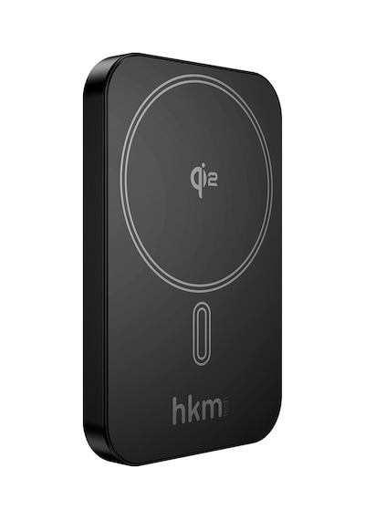 Mag Q-Elite Wireless 5.000 Mah 20W Qi2 Magsafe Uyumlu Manyetik Kablosuz Ince Powerbank Siyah
