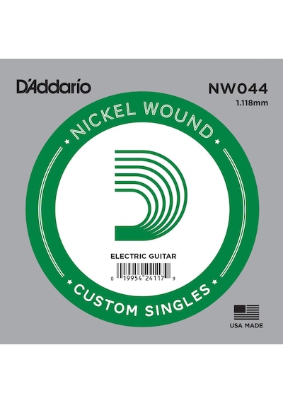 D'addario Acoustic Or Electric Nickel Wound Singles 044 Nw044