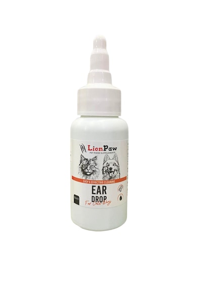 Lion Paw Kedi Köpek Kulak Temizleme Solüsyonu Kir Kaşıntı 50 ML