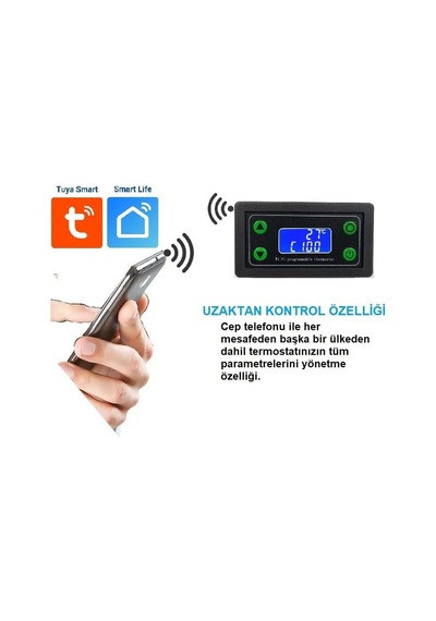 Yate10 Smart Wifi Dc12-100v 30a Güneş Panel Termostat/ Timer
