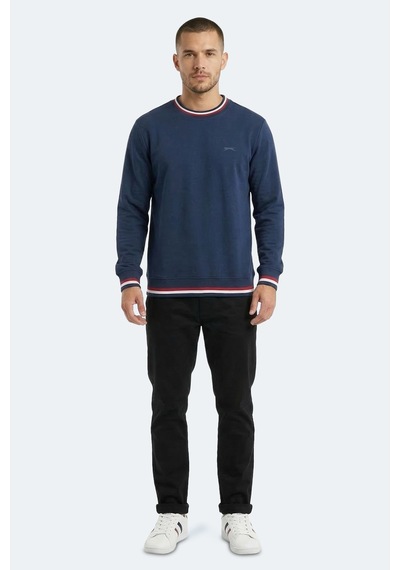 Slazenger Keystone I Erkek Lacivert Sweatshırt