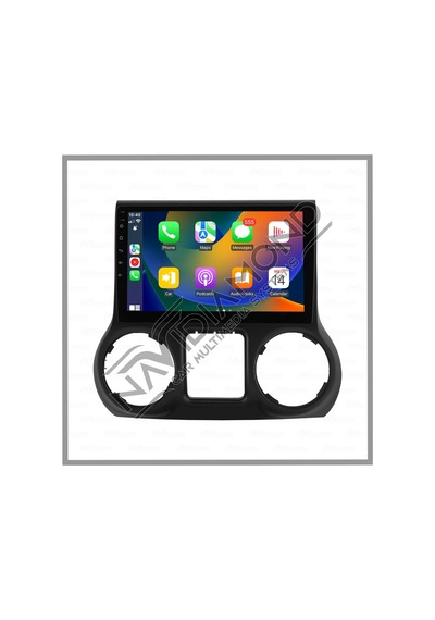 Özer Elektronik Jeep Wrangler 2010-2018 6 Gb Ram 128 Gb Hafıza Androıd Multımedıa Teyp 10 İnç
