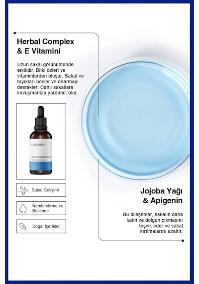 Luis Bien Mavi Sakal Bakım Serumu 30 ML