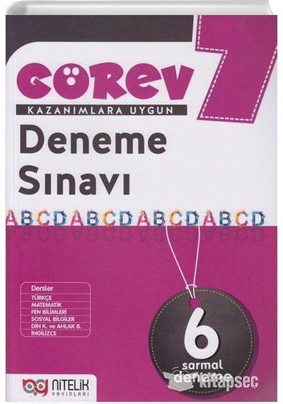Palmekitabevi-Nitelik 7.Sınıf Görev 6 Sarmal Deneme