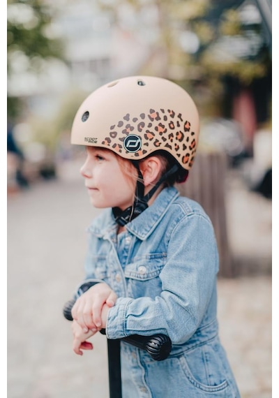 Scoot And Ride Lifestyle Bebek Kaskı Xxs-s Leopard 181206-96561