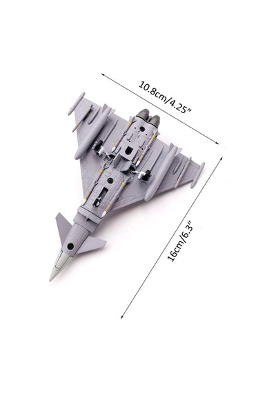 1/100 Ölçek Ef2000 Eurofighter Typhoon Fighter Model Uçak Maketi