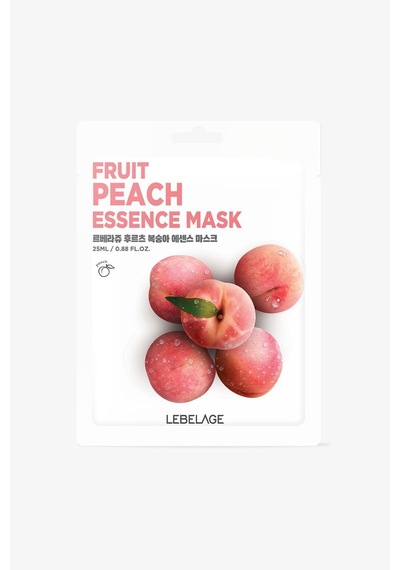Lebelage Şeftali Özü İçeren Aydınlatı Nemlendirici Kağıt Maske Lebelage Fruit Peach Mask