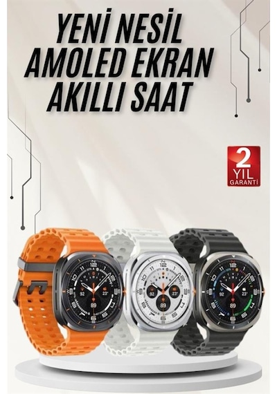 Akıllı Saat Müzik Dinleme Nabız Ölçer Nfc Ve Gps Uyumlu Sesli Asistan