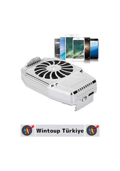 Premium Uzun Ömürlü Hızlı Soğutma Pil Ömrü Uzatan Yarı İletken Kablolu Pratik Telefon Soğutucu Fan