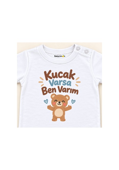 Babylimon Kucak Varsa Ben Varım Beyaz Kısa Kollu Çıtçıtlı Bebek Zıbını Beyaz - Kucak Varsa Ben Varım - 928161952 Beyaz - Kucak Varsa Ben Varım Babylimon Kucak Varsa Ben Varım Beyaz Kısa Kollu Çıtçıtlı Bebek Zıbını Beyaz - Kucak Varsa Ben Varım - 928161952 Beyaz - Kucak Varsa Ben Varım