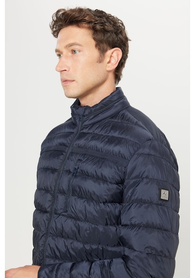 Erkek Lacı Standart Fit Normal Kesim Dik Yaka Yan Cepli Casual Mont Laci