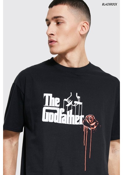 Flood Of Style Erkek The God Father Baskılı Siyah