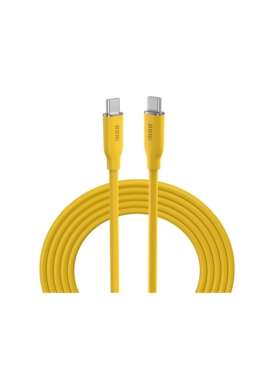 Aohi Magcube 140w 3 Portlu Şarj Adaptörü, 140w 1m Pd 3.1 480mbps Süper Hızlı Şarj/data Kablosu Seti