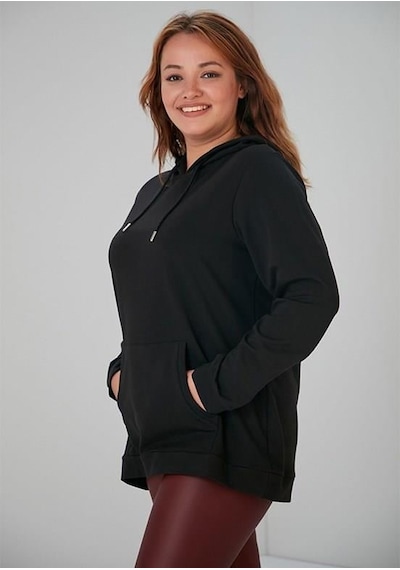 Şardonlu Sweat Siyah Renk -518 Siyah