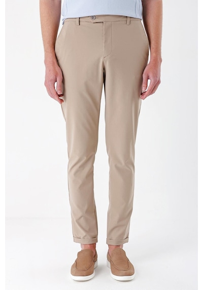 Efor Comfort Fit Beli Lastikli Yan Cep Taş Jogger Pantolon P 1150 Taş