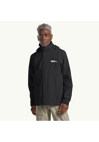 Jack Wolfskin A63903-6000 Trailtime 2l Jkt M Erkek Outdoor Ceket Siyah