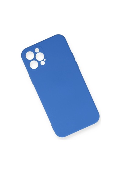 Lvsqvr Newface Apple Uyumlu iPhone 12 Pro Max Kılıf Nano İçi Kadife Silikon - Mavi
