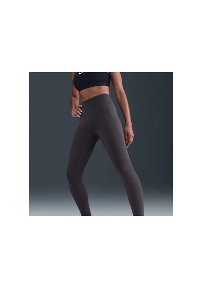Nike Universa Dri-fıt Hr Tight Kadın Gri Tayt Kahverengi