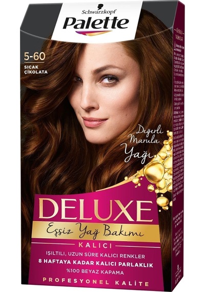 Palette Deluxe 5 - 60 Sicak Çikolata X 2 Adet Saç Boyası